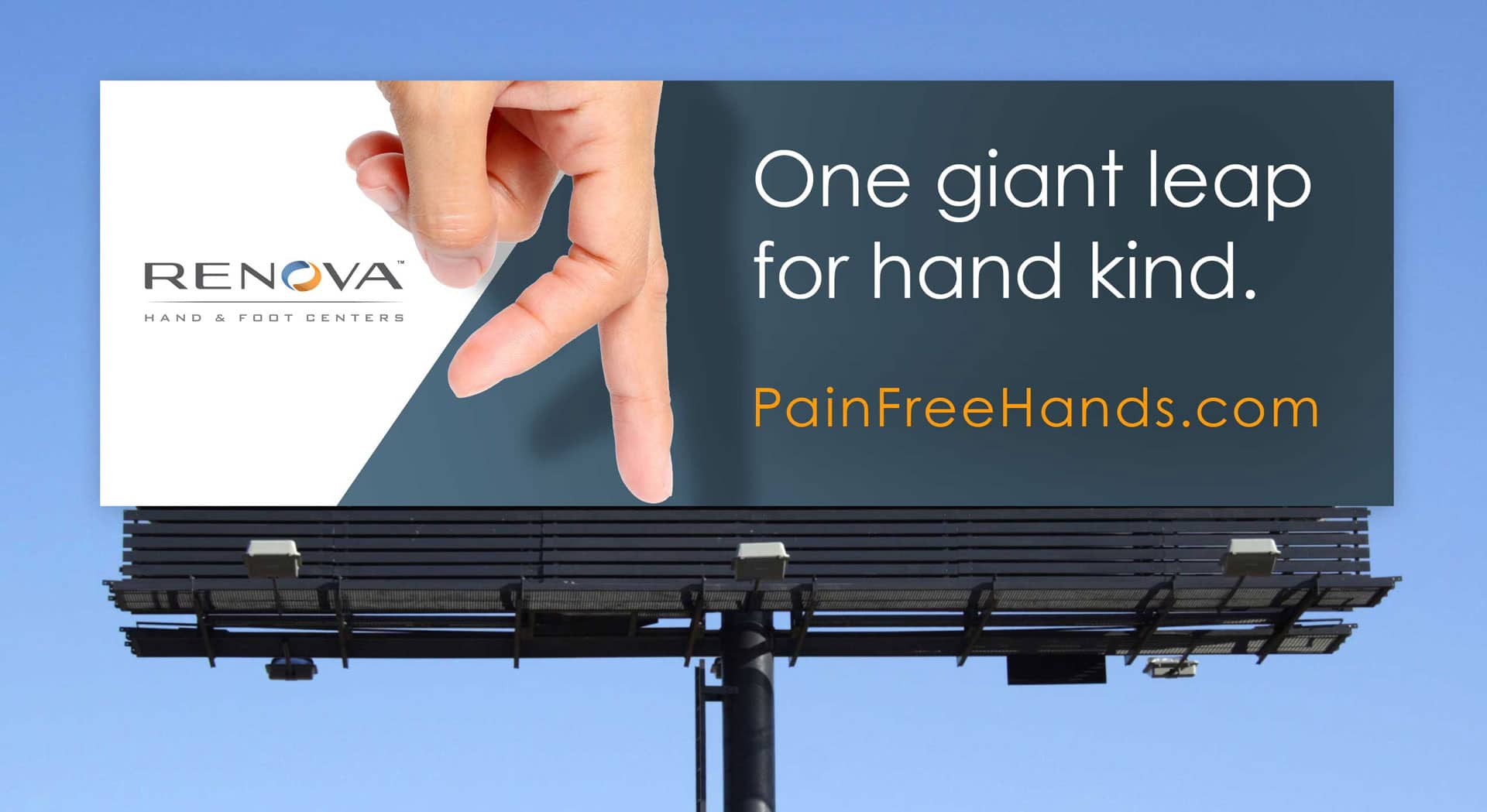 Renova Hands Billboard